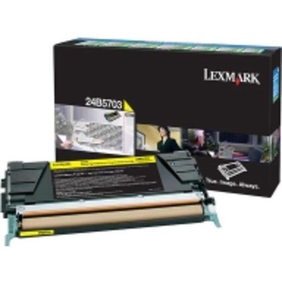 Lexmark 24B5703 Toner Geel