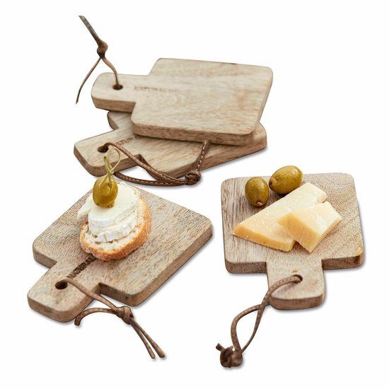 LOBERON Snijplank set van 4 Boise bruin