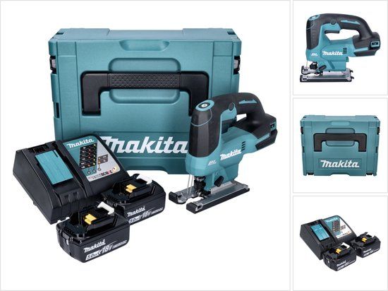 Makita DJV184RTJ 18V Decoupeerzaag Set (2x 5Ah Accu, Lader, Mbox)