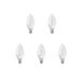Lamp LED C30 kaars 6 W (komt overeen met 50 W) Classic Pack van 5 unidades neutraal wit 4000K