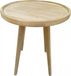 Vita Bijzettafel Melfort - Rond - Acacia Hout - Bruin - Ø40cm