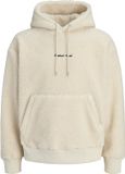 JACK&JONES JORNORREBRO EMB TEDDY SWEAT HOOD Heren Trui XL Oatmeal