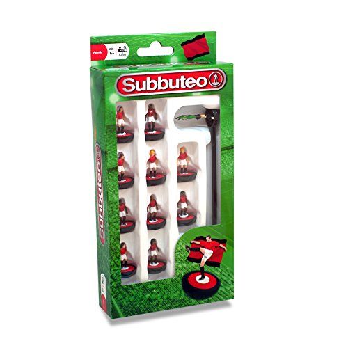 Subbuteo 3415 playerset, rood/wit/zwart