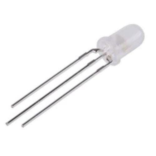 Perel L-59EGW tweekleurige LED-lamp, 5 mm, rood/groen/wit 143641