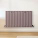 Vitality Radiateur design horizontal – Violet (Dahlia Purple) – 60 cm x 100 cm – Rang double