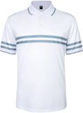 The Indian Maharadja Printed Stripe Polo Heren - Maat XXL