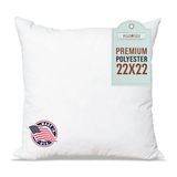 Pillowflex Polyester Gevulde Machine Wasbaar 55cm x 55cm 22 X 22 - Inch Kussen Vorm Insert