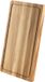KADAX Planche à découper rectangulaire en chêne, planche de cuisine en 5 tailles différentes, planche en bois avec gouttière à jus, planche de service pour fromage, planche à petit-déjeuner (24x40cm)