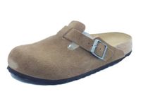 Birkenstock Sabots Boston Cuir Daim Étroit