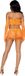 Leg Avenue Lace tube dress and gloves, One Size (Oranje)