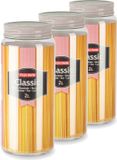 PLASTICFORTE Pot de conservation alimentaire - Lot de 10 pièces - Pot Mason - Taupe - 2 litres - Plastique - Avec couvercle
