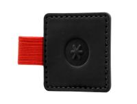 Antartik Zelfklevende pennenhouder voor notitieboeken met elastiek tot 15 mm dikte 1 mm 40 x 40 cm (zwart en rood)