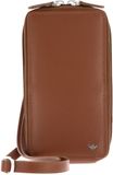Golden Head Leren telefoontasje Polo RFID Protect Handy-RV-Umhängetasche 4046 Cognac bruine