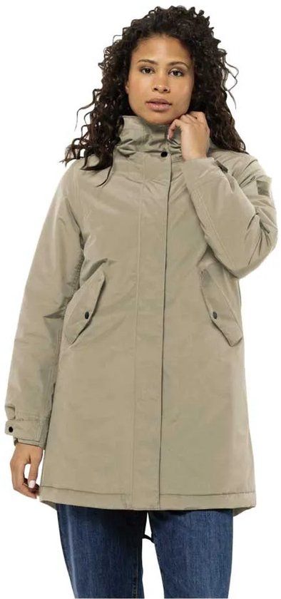 Jack Wolfskin Talforst Parka Beige S Vrouw