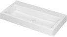 Wastafel INK Momento Wastafel Polystone Zonder Kraangat - 900x450x90 mm - Mat Wit