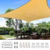 Quictent 20x26ft zonnescherm zeil voor patio