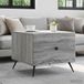 Maison Exclusive Table basse Sonoma gris, 49 x 50 x 40 cm, panneau de particules