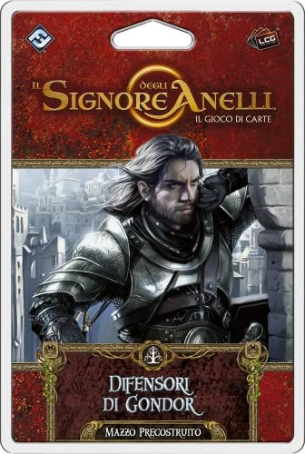 Asmodee - De heer van de ringen, het kaartspel: Gondor dispenser, voorgebouwd deksel, uitgave in Italiaans, 10714
