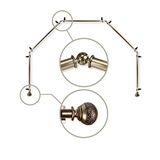 Rod Desyne Gordijnroede, staal, antiek messing