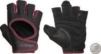 Harbinger Power Stretchback Fitness Handschoenen Dames Zwart/Rood S
