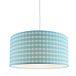 Theluz 569/40AZ Plafondverlichting E27 LED Blauw Textiel 20W 40cm