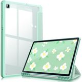 Fintie Hybride slanke hoes voor Samsung Galaxy Tab S6 Lite 10.4 Inch 2024/2022/2020 met S penhouder, schokbestendige hoes met transparante achterkant, groen