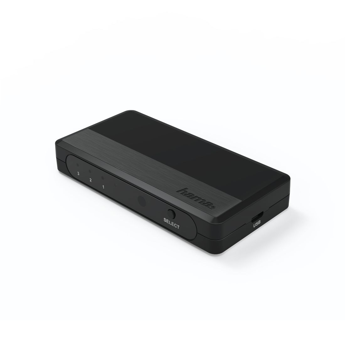 Hama HDMI Switch - 3 in, 1 out - Black