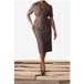 Daily Paper Brown Kendra Skirt Taille: S | Midi Rokken Outlet | Dames | Bruin