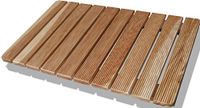 Castelmerlino Accessoires voor de douche, larikshout, natuur, 49 x 79 cm