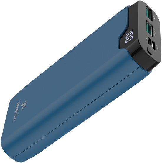 iMoshion Powerbank 20000 mAh - Blauw - Snellader - USB A, USB C & Micro USB