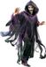 Funny Fashion Halloween verkleed cape/gewaad met kap - Spook/geest - Paars - Voor volwassenen