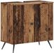 vidaXL Badkamer wastafelkast BREDA Oud hout 59,5 x 31,5 x 59 cm
