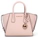Michael Kors Handtas Crème en Roze Echt Leer met Rits Panna UNICA 24.1x15.9x10.8 cm 35F4G4VC0L-LT_CREAM-OS