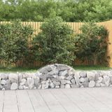 Maison Exclusive - Geknoopte gaasbakken, 11 pièces, 200x30x40/60 cm, acier galvanisé