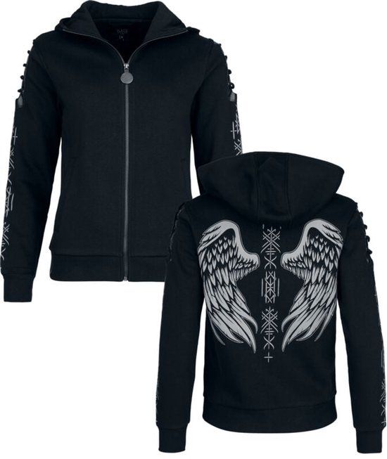 Black Premium by EMP Vest met capuchon - Dames - S