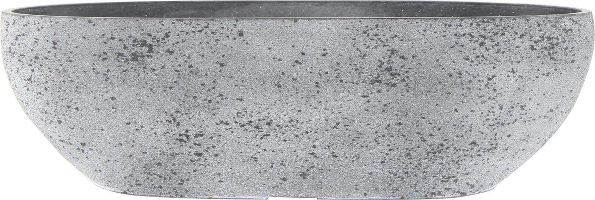 Steege Bloempot/plantenpot balkonbak beton grijs dia 55 x 16 cm - Buiten gebruik