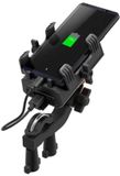 Sena Powerpro Mount With Charger Telefoonhouder Zwart