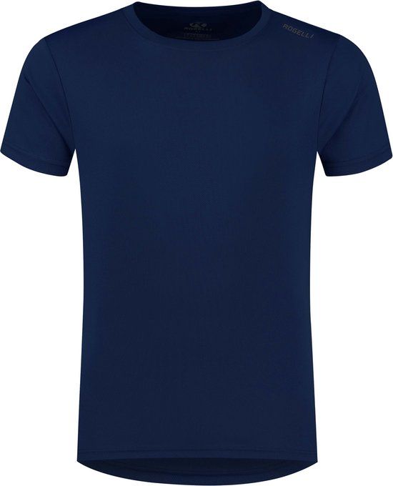 Rogelli Promo Hardloopshirt Heren - Korte Mouwen - Donkerblauw - M