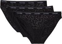 Calvin Klein Bikini 3Pk Zwart 3XL