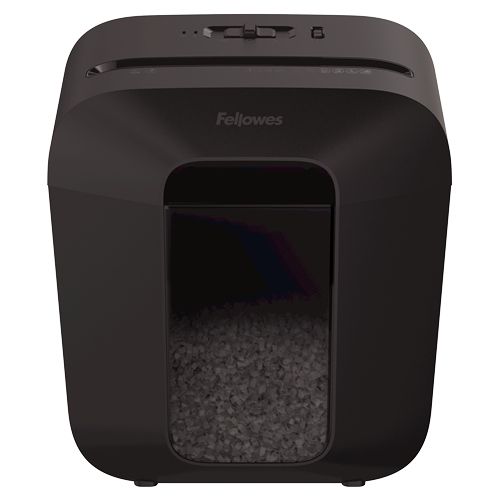 Fellowes Powershred LX25M Papierversnipperaar - Mini-Cut P4 - Zwart