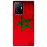 Xiaomi Bedrukt siliconen hoesje compatibel met Xiaomi Mi 11T 5G, Xiaomi Mi 11T Pro 5G Drapeau maroc