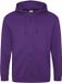 Just Hoods IMBRETEX SAS Vegan Hoodie met ritssluiting en capuchon Purple - XXL