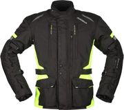 Modeka Striker II Motorfiets Textieljas Zwart/neon 2XL