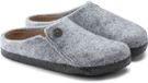 Birkenstock Zermatt Standard Pantoffel Junior Lichtgrijs Wol Unisex Maat 29