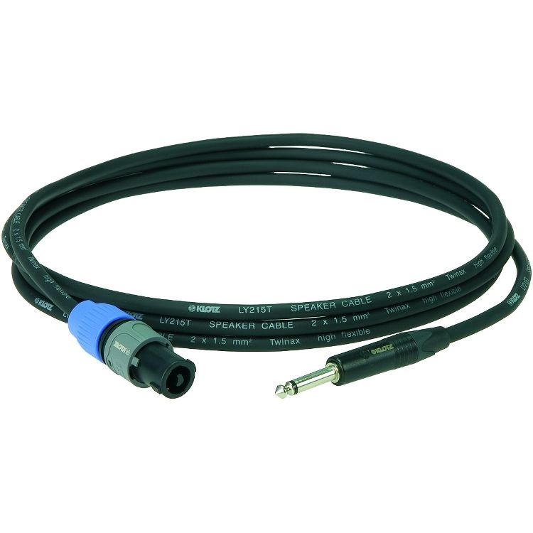 KLOTZ SC1-SP02SW 2 meter speakerkabel - speakON naar jack