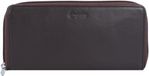 Esquire Nieuw Zijden Portemonnee Leder 19 cm - Dames - Horizontaal - bruin