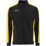 Craft trainingsjas Evolve 2.0 Contrast Full Zip Jacket Mannen Black/Sweden Yellow