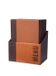 Securit Trendy Range porte-menus avec 20 cartes en format A4, chaque 1 pochette double face, brun clair