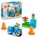 LEGO DUPLO Blauwe Politie Motor – Educatief Speelgoed voor Peuters om de Motoriek te Ontwikkelen – Incl. Motor, Politiefiguur en Verkeerslichten – Cadeau voor Jongens en Meisjes vanaf 2 Jaar – 10471