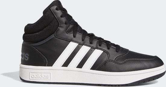 adidas Sportswear Hoops 3.0 Mid Classic Vintage Schoenen - Unisex - Zwart - Maat 46